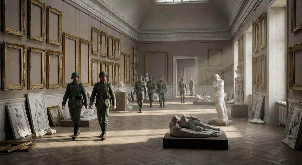The Nazis in Louvre