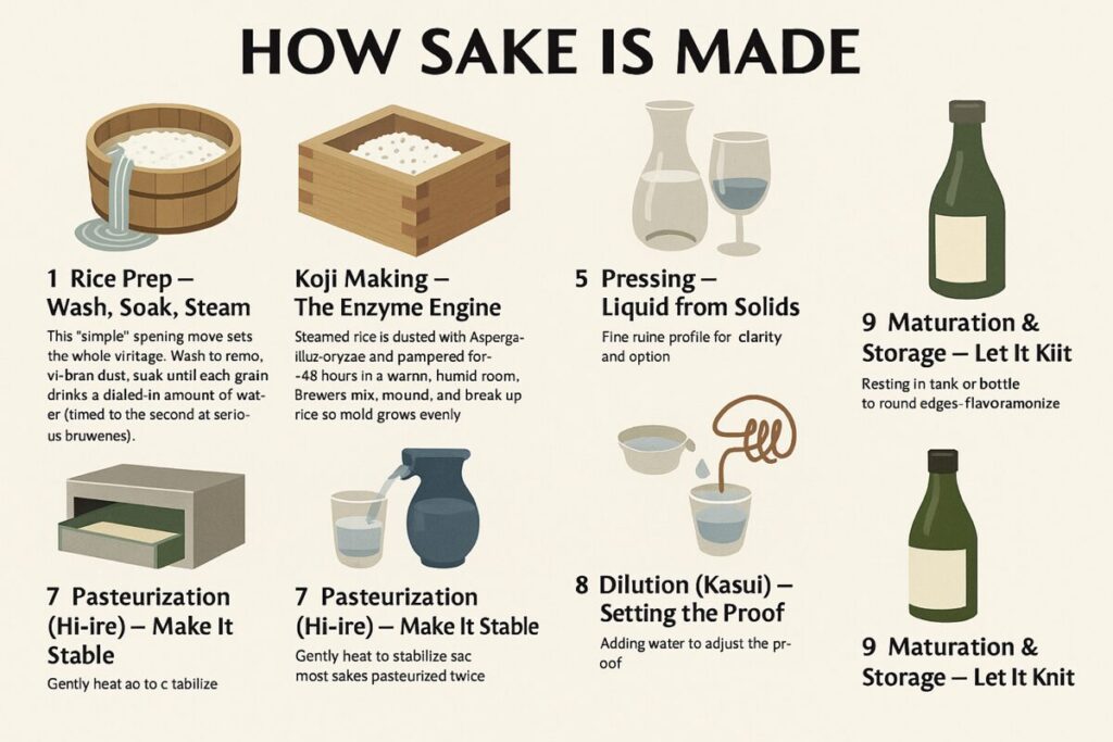 how sake made