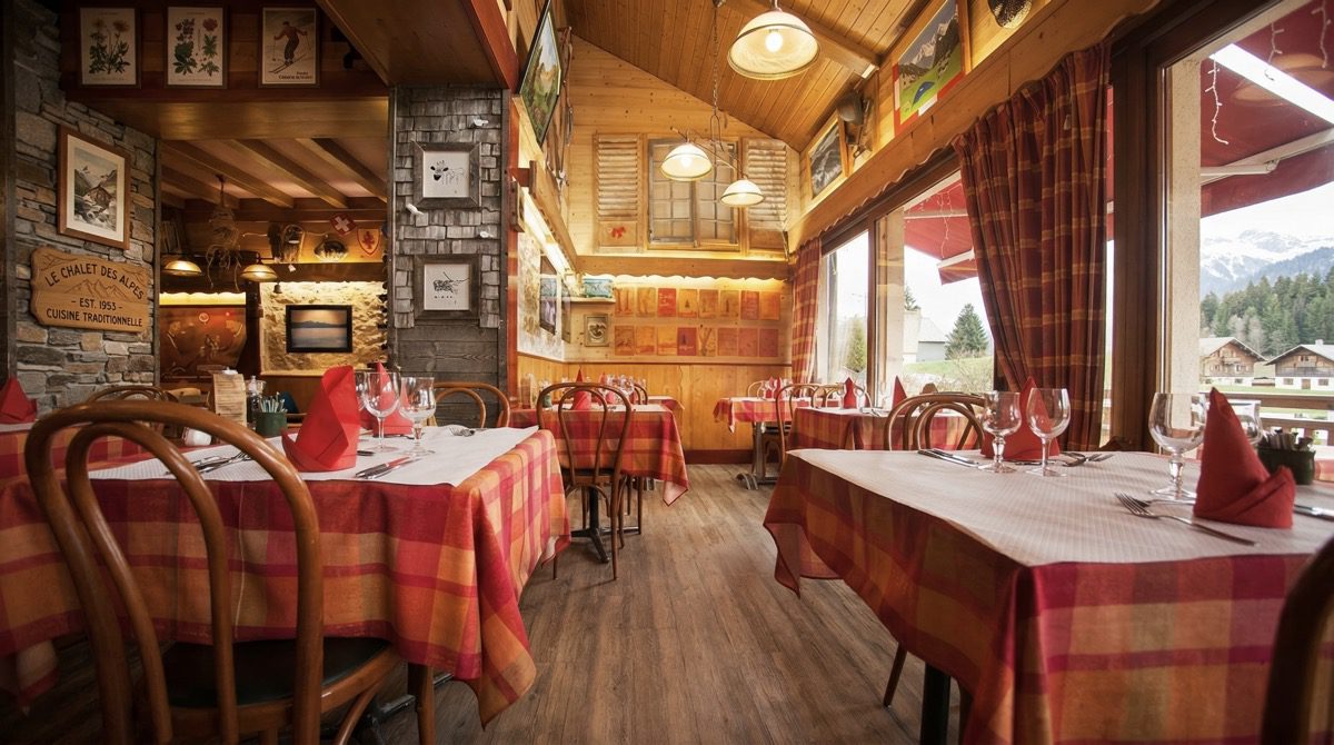 ホテルのレストラン