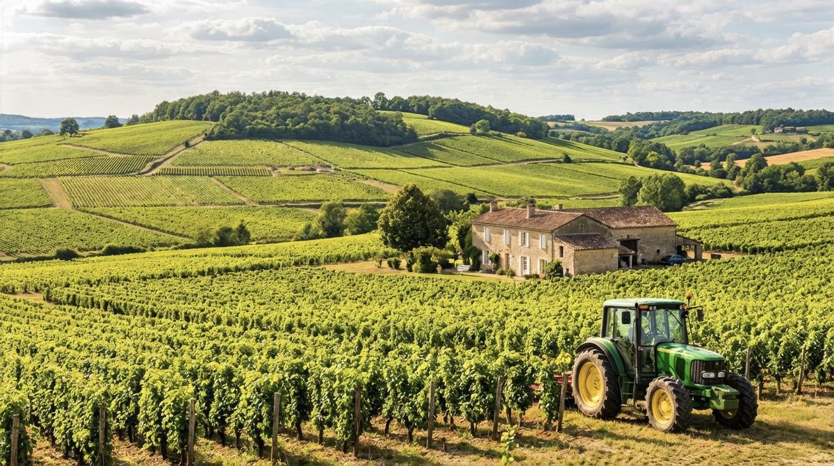 フランスのワイン農家