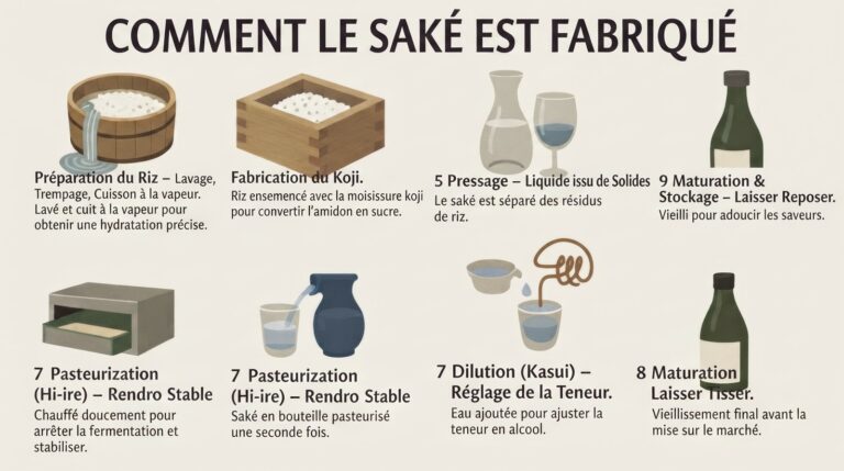 Fabrication de Sake
