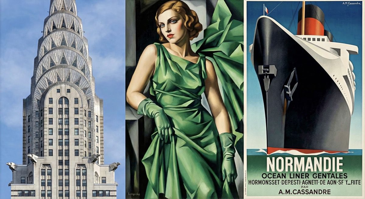 Le Chrysler Building : les peintures de Tamara de Lempicka : les affiches d’A.M. Cassandre.