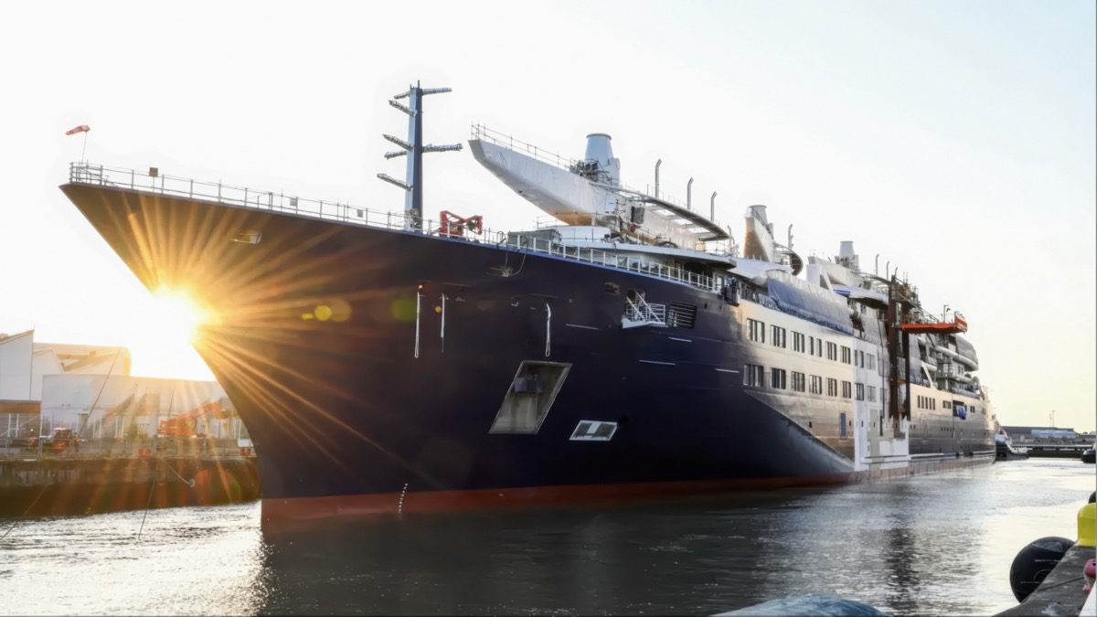 Mise à l'eau à Saint-Nazaire